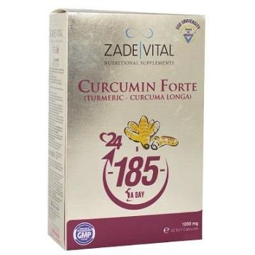 Zade Vital Curcumin Forte Zerdeçal 1000 mg 40 Blister Kapsül