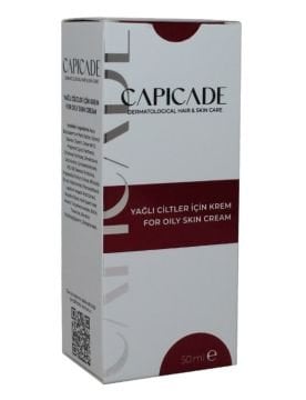 Capicade Anti-Akne  Yağlı Ciltler İçin Jel Krem 50