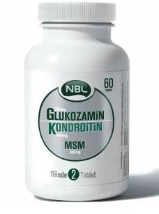 Nbl Glukozamin Kondroitin Msm. 60 Tablet