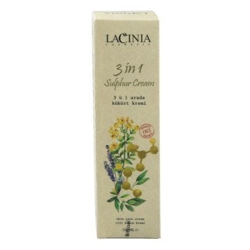 Lacinia Antibakteriyel 3 ü 1 Arada Kükürt Kremi 100 ml