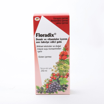 Floradix Demir ve Vitaminler İçeren Sıvı Takviye Edici Gıda 250 ml