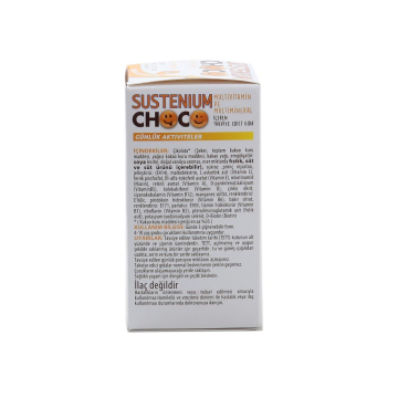 Sustenium Choco Multivitamin 90 Cigneme Tableti (SKT 10/2021)