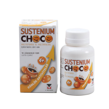 Sustenium Choco Multivitamin 90 Cigneme Tableti (SKT 10/2021)