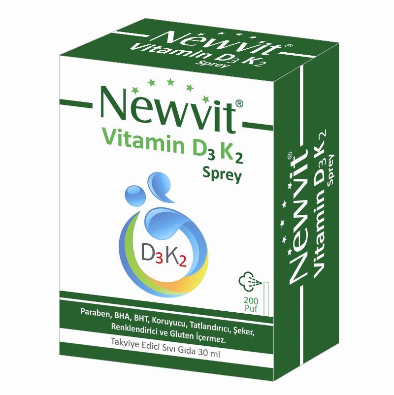 Newvit Vitamin D3 K2 Sprey 30 ml