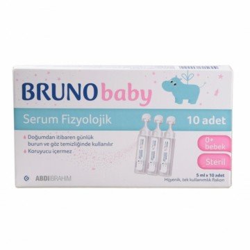 Bruno Baby Serum Fizyolojik Damla 5 ml x 10 adet