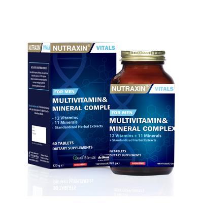 NUTRAXİN Multivitamin Mineral Complex Erkeklere Özel 60 TB
