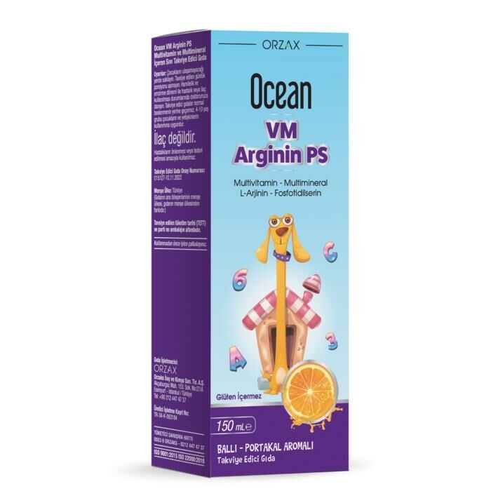 Ocean VM Arginin PS Takviye Edici Gıda150 ml
