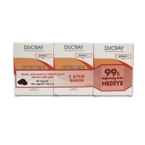 Ducray Anacaps Progressiv 30 Kapsül 3'lü