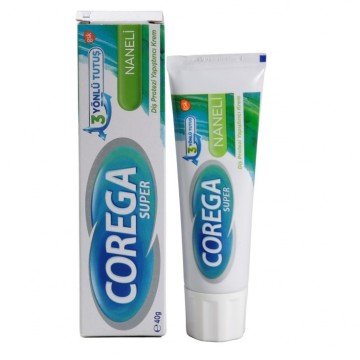 Corega Super 3 Yönlü Tutuş Naneli 40 gr Diş Protezi Yapıştırıcı