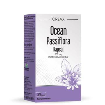 Orzax Ocean Passiflora Takviye Edici Gıda 30 Kapsüll
