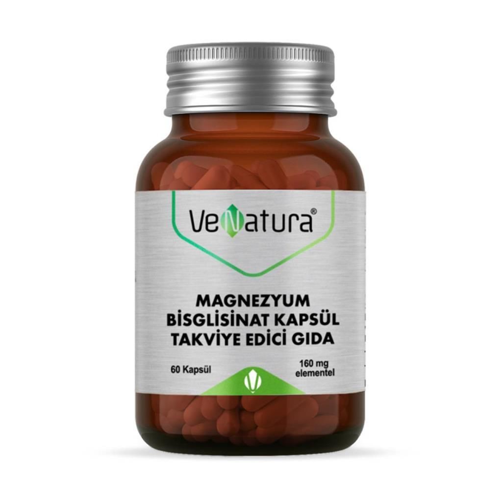 VeNatura Magnezyum Bisglisinat Kapsül 160 mg 60 Kapsül