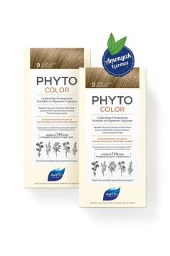 Phyto Color 9 Açık Sarı Bitkisel Saç Boyası 2'li