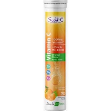 Suda Vitamin Vitamin C Orange 20 Efervesan Tablet