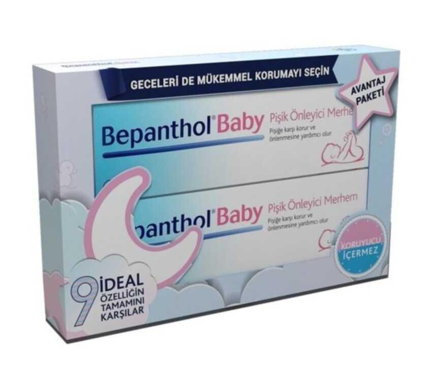 Bepanthol Baby Pişik Önleyici Krem 2 x 100 gr AVANTAJ PAKETİ