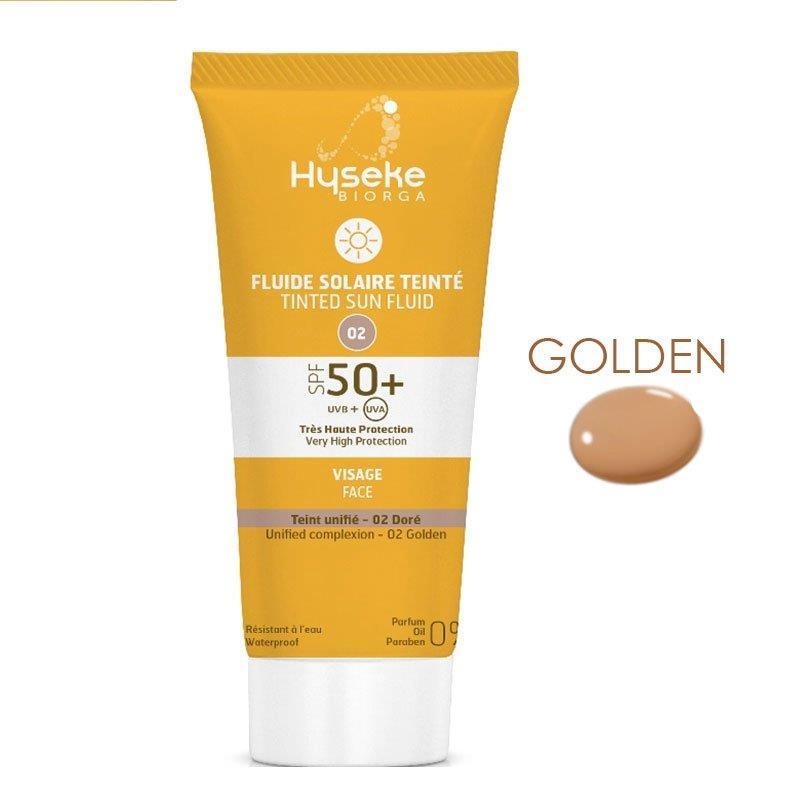 Biorga Hyseke Tinted Sun Fluid 02-Golden SPF50+ 40 ml