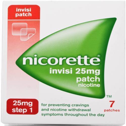 Nicorette Invisi 1.Adım 25 mg Nikotin Bandı 7 Bant