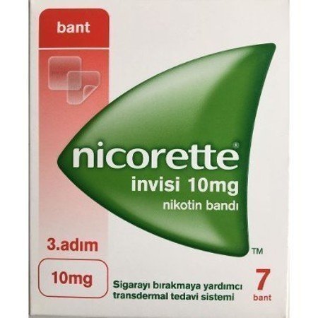Nicorette Invisi 3.Adım10 mg Nikotin Bandı 7bant