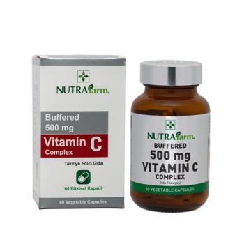 Dermoskin Nutrafarm Buffered 500 mg Vitamin C Complex