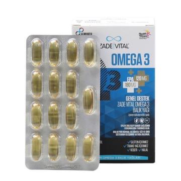 Zade Vital Omega 3 Balık Yağı Premium 45 Blister
