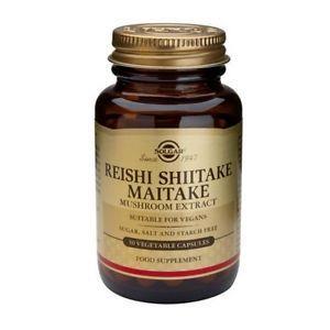 Solgar Reishi Shiitake Maitake Mushroom Extract 50 SKT 03/2021