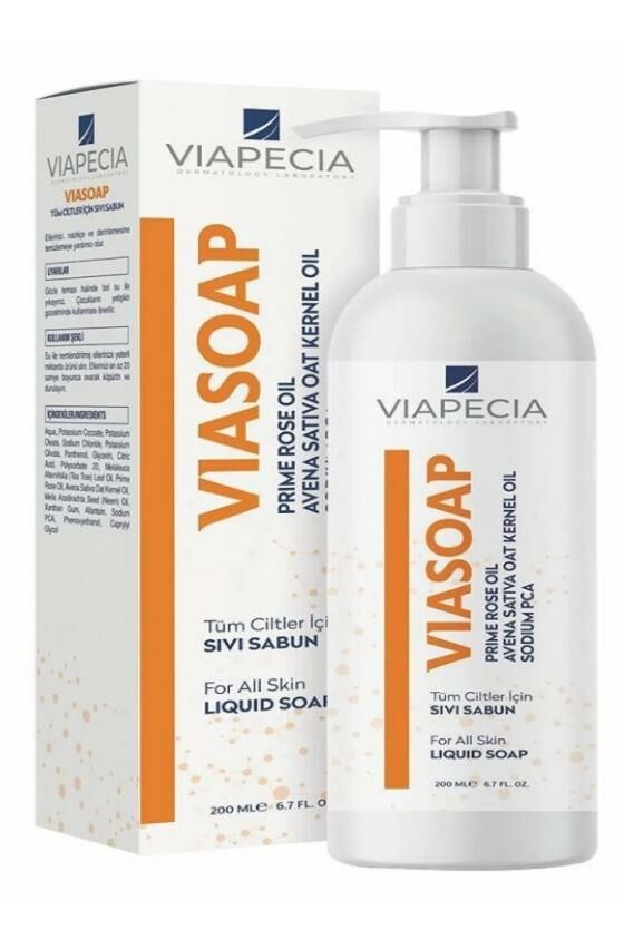 Viapecia ViaSoap Sıvı Cilt Bakım Sabunu 200ML