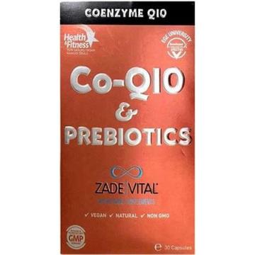 Zade Vital Co - Q10 Prebiyotik İçeren Takviye Edici Gıda 30 Kapsül