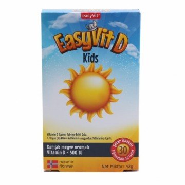 EasyVit D Kids 30 Çiğnenebilir Jel Tablet