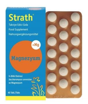 Strath Magnezyum Takviye Edici Gıda 40 Tablet