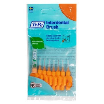 TePe Interdental Turuncu Arayüz Fırçaları 0.45mm 8adet