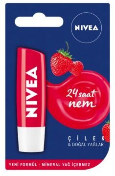 Nivea Lip Stick Strawberry - Çilek 4,8 g