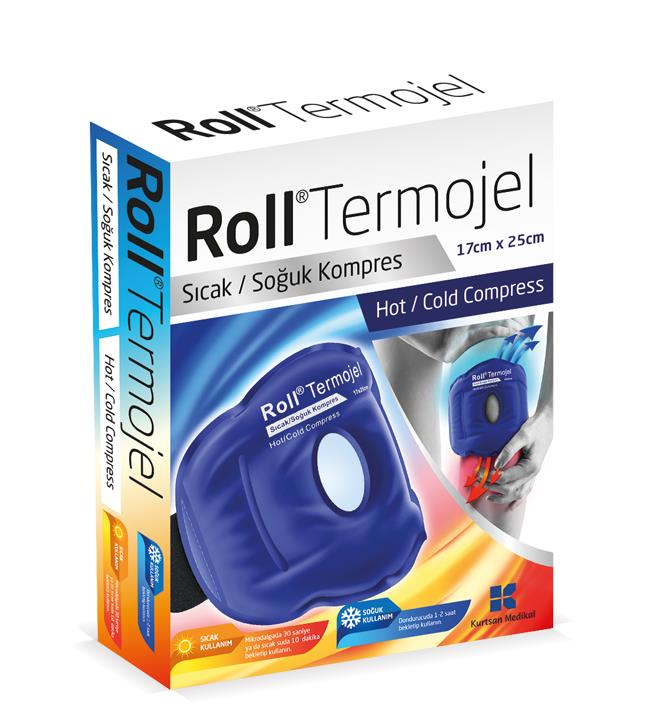 Roll Sıcak / Soğuk Termojel Büyük 17 * 25 CM Diz İçin