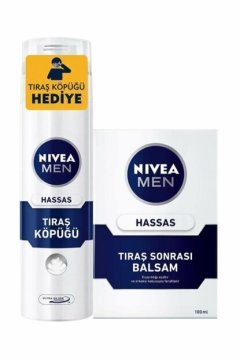 Nivea Men Hassas Traş Sonrası Balsam 100 ml+ Traş Köpüğü 200ml Hediye Seti