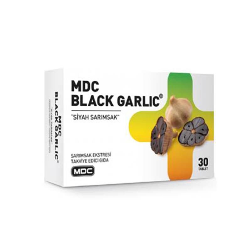 MDC Black Garlic Sarımsak Ekstresi Takviye Edici Gıda 30 Tablet