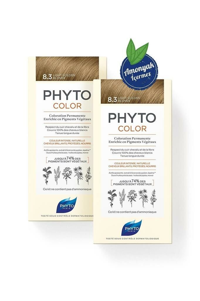 Phyto Color 8.3 Sarı Dore Bitkisel Saç Boyası 2'li