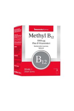 Imuneks Farma Methyl B12 Takviye Edici Gıda Dilaltı Sprey 10 ml
