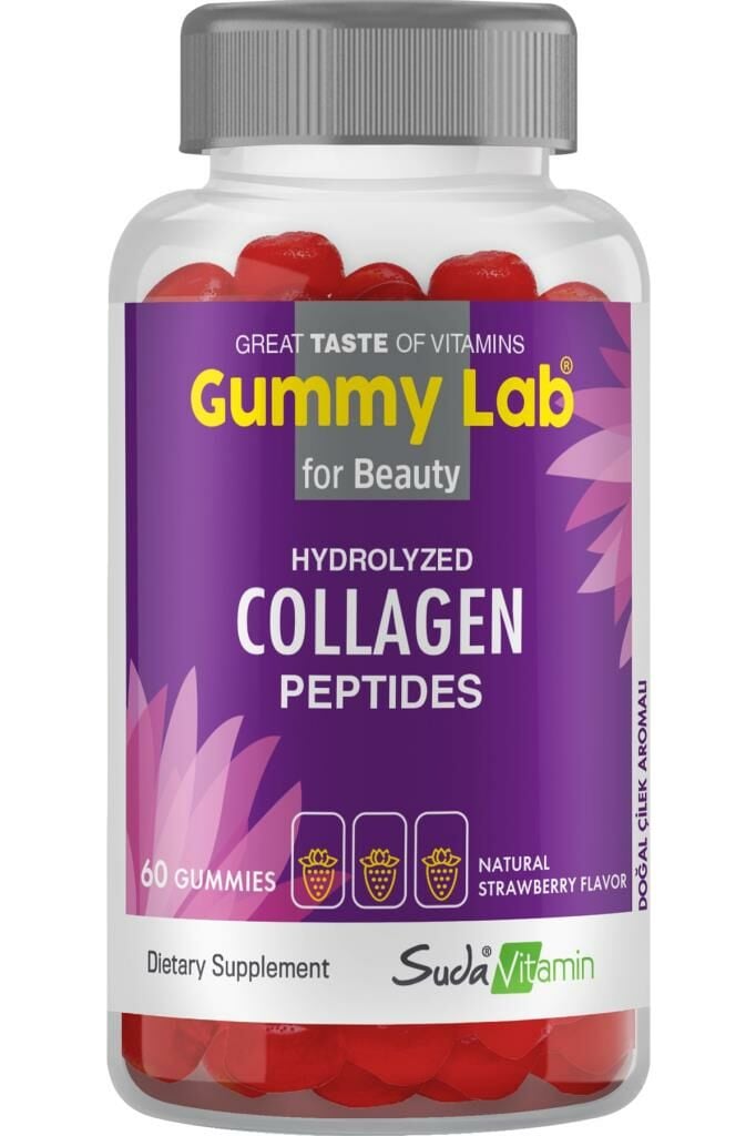 Suda Vitamin Gummy Lab Hydrolyzed Collagen Peptides 60 Gummy