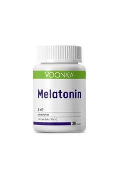 Voonka Melatonin 3 mg Takviye Edici Gıda 30 Kapsül