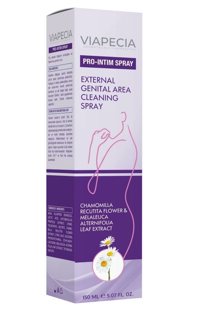 Viapecia Pro-Intim Spray Dış Genital Bölge Koruma ve Temizleme Spreyi 150 ml