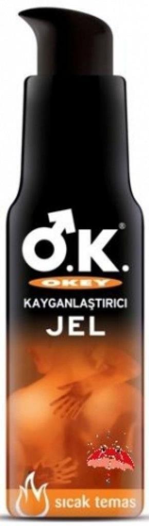 Okey Kayganlaştırıcı Jel Sıcak Temas Pompalı 100 ml