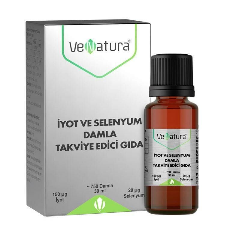 VeNatura İyot ve Selenyum Damla Takviye Edici Gıda 30 ml