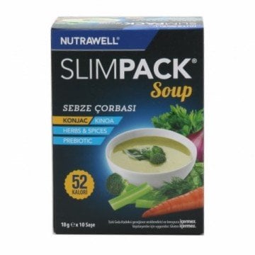 Nutrawell Slimpack Sebze Çorbası 18 g x 10 Saşe