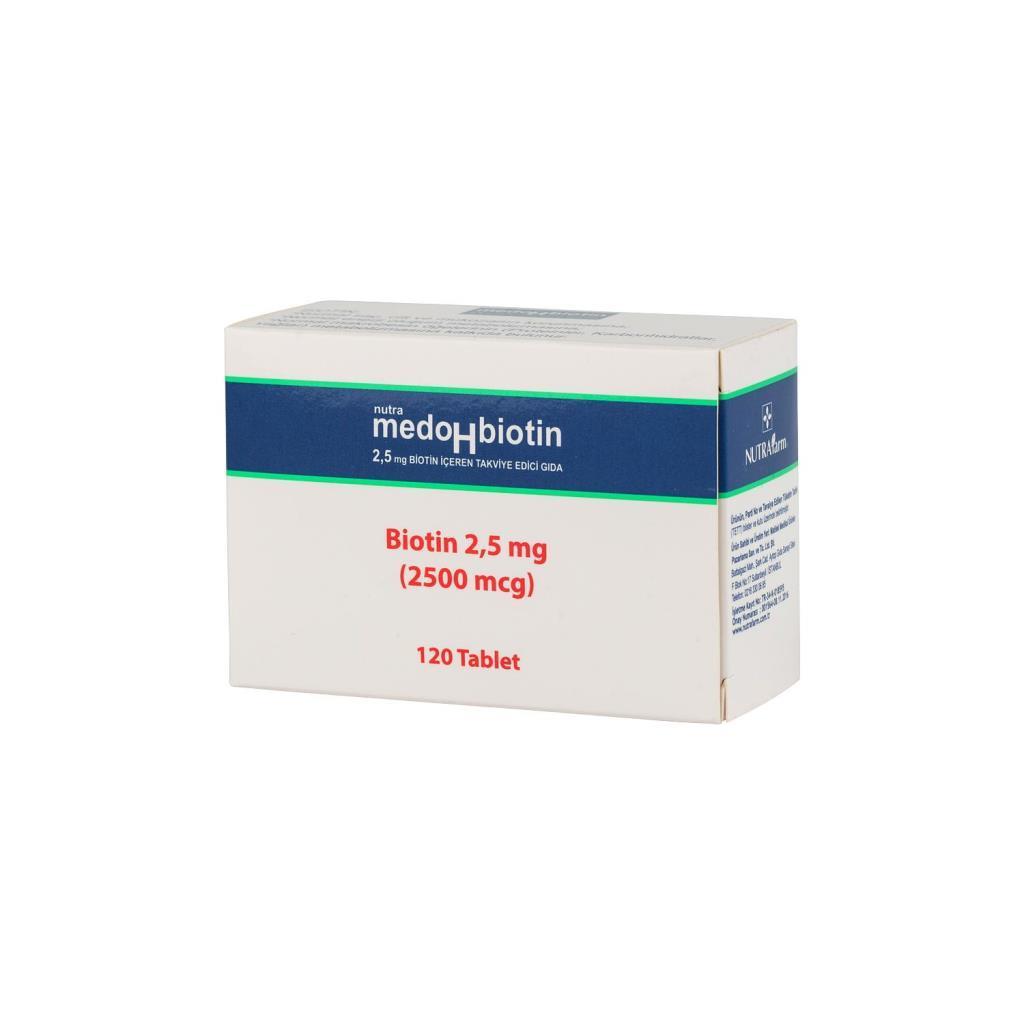 Dermoskin Medohbiotin 2,5 Mg 120 Tablet