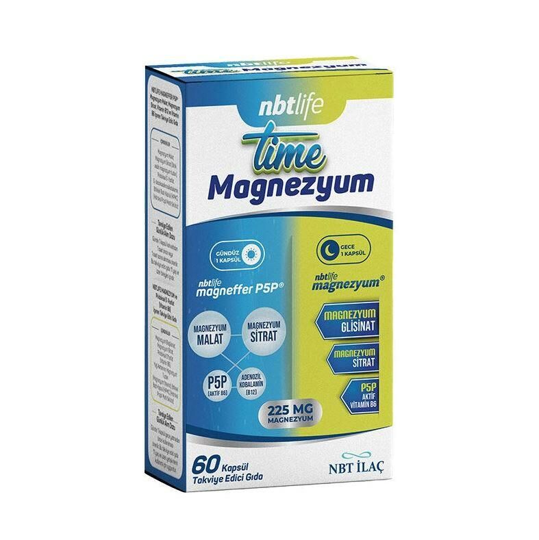 Nbt Life Time Magnezyum 60 Kapsül