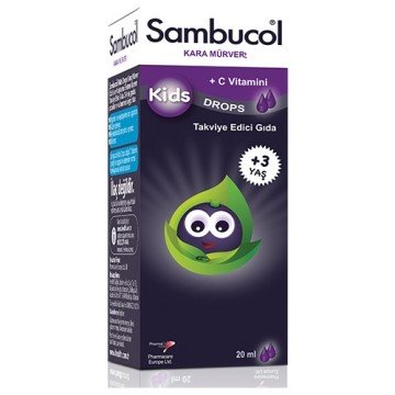 Sambucol Karamürver Kids C Vitamini Çocuklar İçin 20 ml