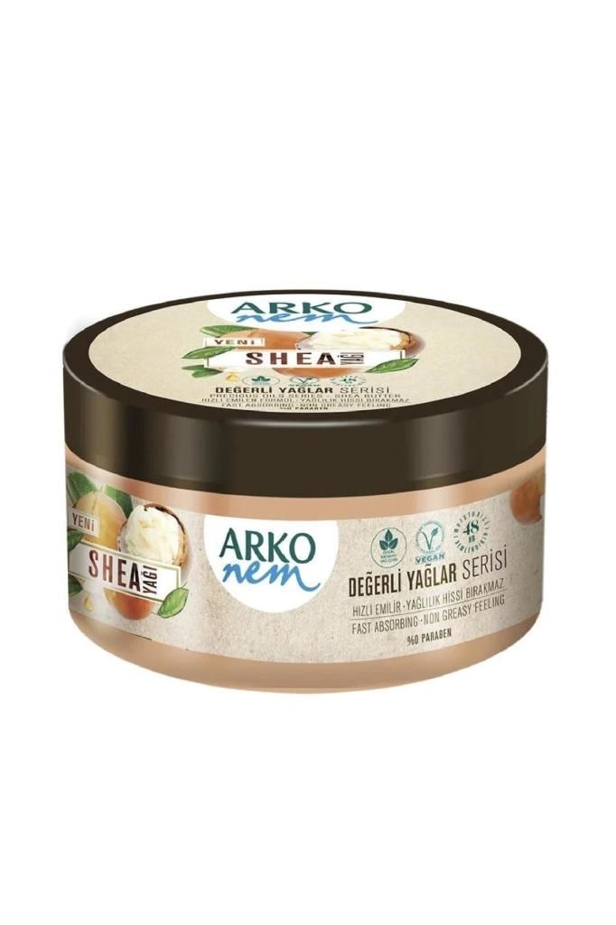 Arko Nem Değerli Yağlar Serisi Shea Yağı İçeren Bakım Kremi 250 Ml