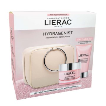 Lierac Christmas Hydragenist Gel Creme Set - Çantalı