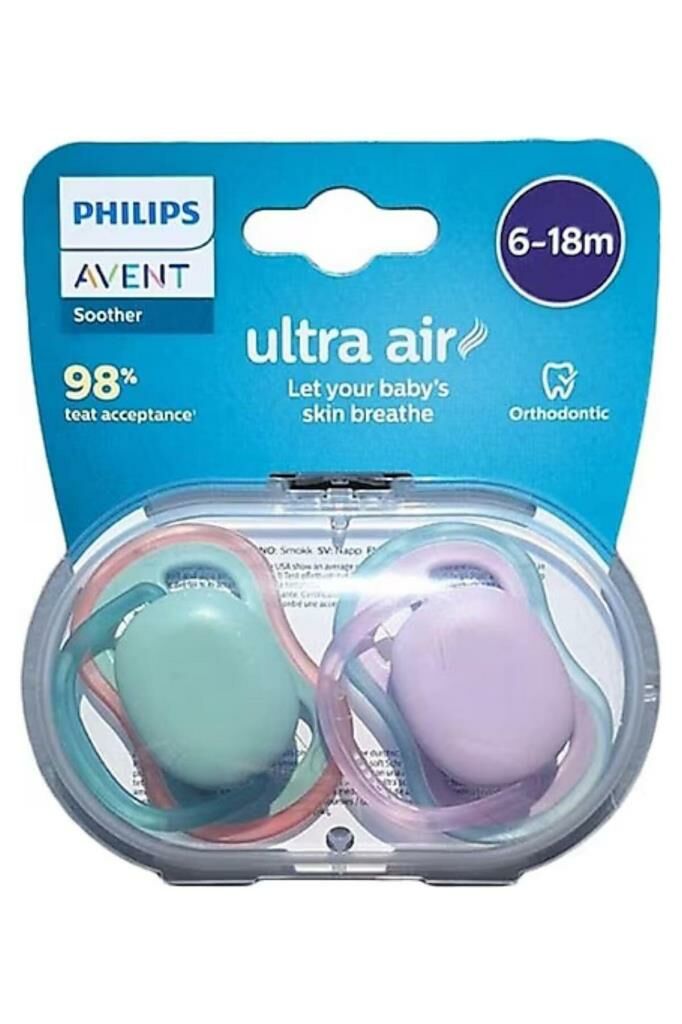 Philips Avent Ultra Air 6-18 Ay Emzik 2'li