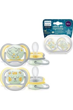 Philips Avent SCF376/01 Ultra Air Night Time 18 Ay+ 2'li Emzik