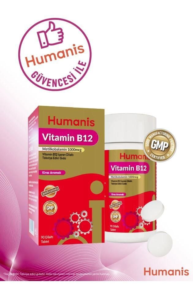 Humanis B12 Dilaltı 90 Tablet