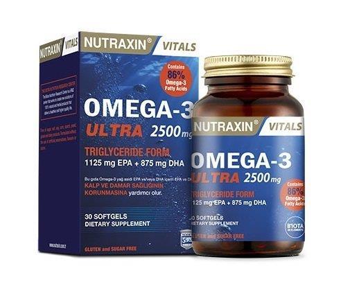 Nutraxin Ultra Omega 3 2500 mg 30 Softej